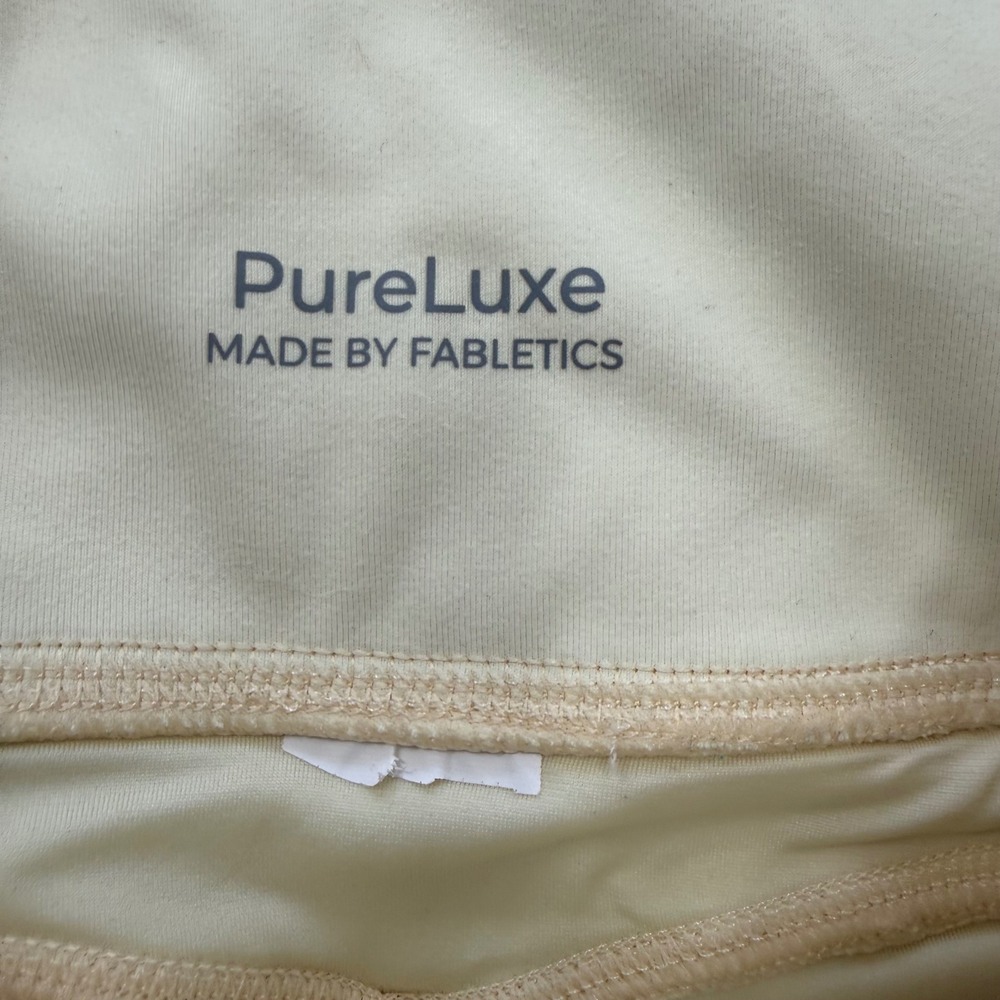 Fabletics PureLuxe High Waisted Pocket Leggings Yellow XS - Picture 2 of 6